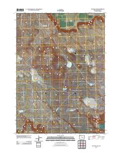 Weaver Lake 2011 topographic map thumbnail