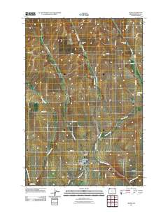 Adams 2011 topographic map thumbnail