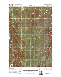 Elk Mountain SE 2011 topographic map thumbnail