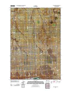Ione North 2011 topographic map thumbnail
