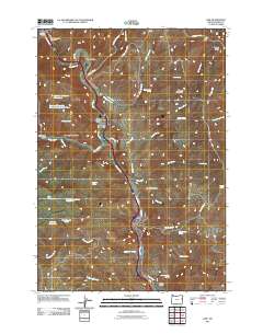 Lime 2011 topographic map thumbnail