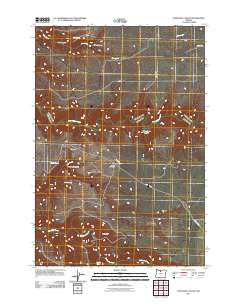 Dead Dog Canyon 2011 topographic map thumbnail