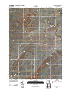 Jackies Butte 2011 topographic map thumbnail