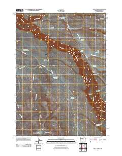 Skull Creek 2011 topographic map thumbnail