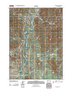 Shady Cove 2011 topographic map thumbnail