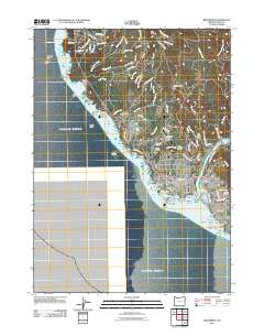 Brookings 2011 topographic map thumbnail