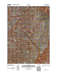 Ankle Creek 2011 topographic map thumbnail