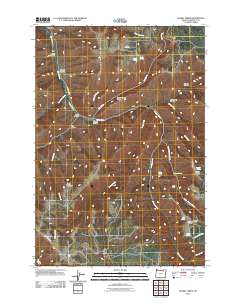 Bassey Creek 2011 topographic map thumbnail