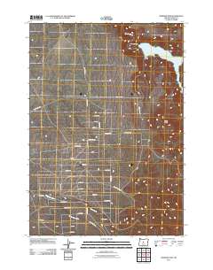 Bowman Dam 2011 topographic map thumbnail