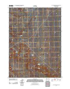 Acty Mountain NW 2011 topographic map thumbnail
