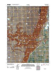 Adel 2011 topographic map thumbnail