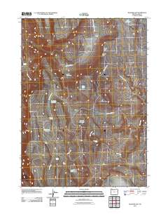 Blizzard Gap 2011 topographic map thumbnail