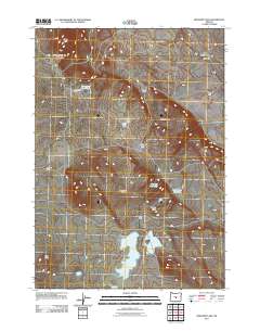 Benjamin Lake 2011 topographic map thumbnail