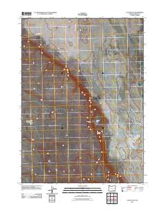 Coyote Gap 2011 topographic map thumbnail