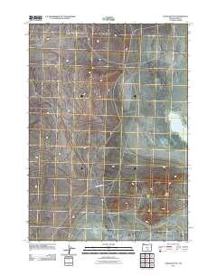 Alkali Buttes 2011 topographic map thumbnail