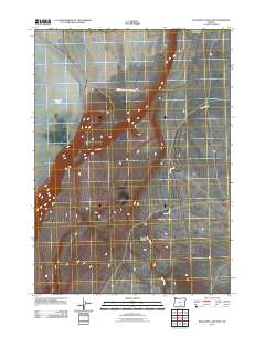 Bluejoint Lake East 2011 topographic map thumbnail