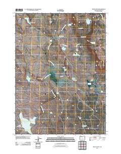 Brady Butte 2011 topographic map thumbnail