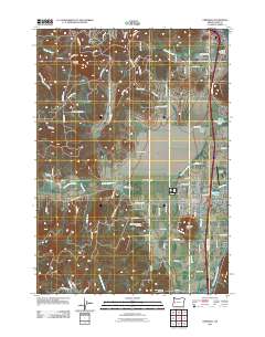 Creswell 2011 topographic map thumbnail