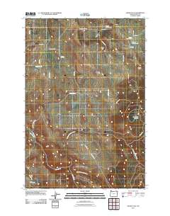 Cricket Flat 2011 topographic map thumbnail