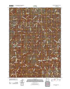 Bunker Creek 2011 topographic map thumbnail