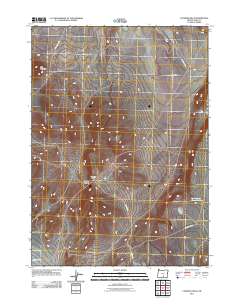 Coleman Hills 2011 topographic map thumbnail
