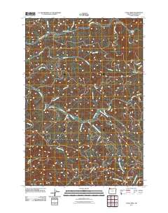 Cook Creek 2011 topographic map thumbnail