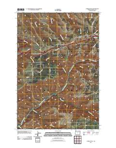 Cabbage Hill 2011 topographic map thumbnail