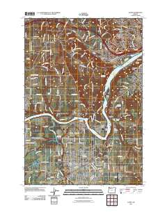 Canby 2011 topographic map thumbnail