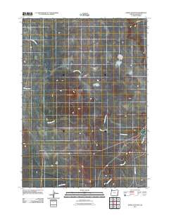 Burns Junction 2011 topographic map thumbnail