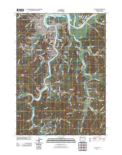 Coos Bay 2011 topographic map thumbnail