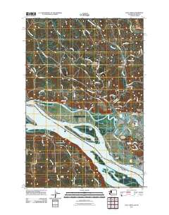 Coal Creek 2011 topographic map thumbnail