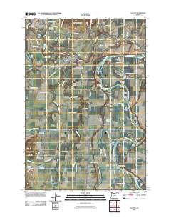 Dayton 2011 topographic map thumbnail