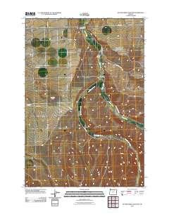 Butter Creek Junction 2011 topographic map thumbnail