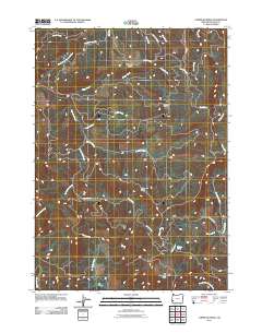 Chipmunk Ridge 2011 topographic map thumbnail