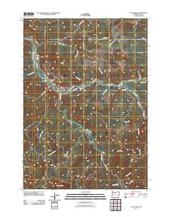 Culp Creek 2011 topographic map thumbnail