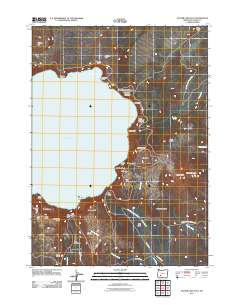 Crater Lake East 2011 topographic map thumbnail