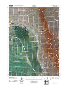 Coglan Buttes 2011 topographic map thumbnail