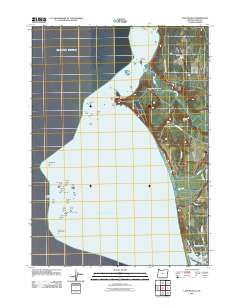 Cape Blanco 2011 topographic map thumbnail