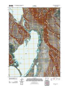 Crump Lake 2011 topographic map thumbnail