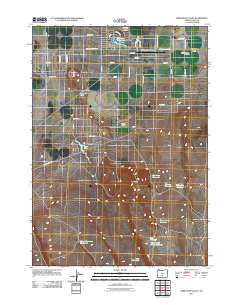 Christmas Valley 2011 topographic map thumbnail