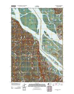 Cathlamet 2011 topographic map thumbnail