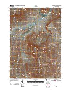 Gerry Mountain 2011 topographic map thumbnail
