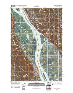 Deer Island 2011 topographic map thumbnail