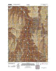 Devils Backbone 2011 topographic map thumbnail