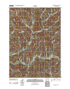 Dodson Butte 2011 topographic map thumbnail