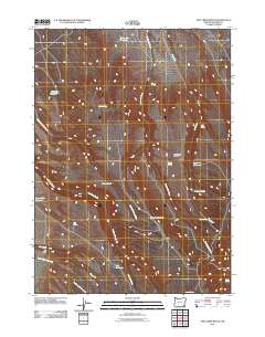 Dry Creek Bench 2011 topographic map thumbnail