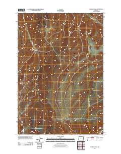 Franklin Hill 2011 topographic map thumbnail