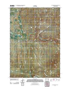 Glasgow Butte 2011 topographic map thumbnail