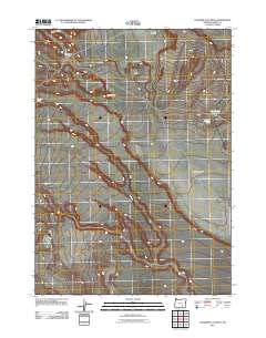 Duhaime Flat West 2011 topographic map thumbnail