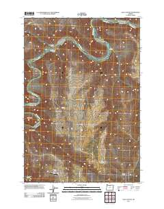 Esau Canyon 2011 topographic map thumbnail